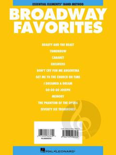 Essential Elements Broadway Favorites Percussion 