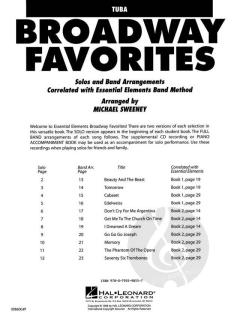 Essential Elements Broadway Favorites Tuba 