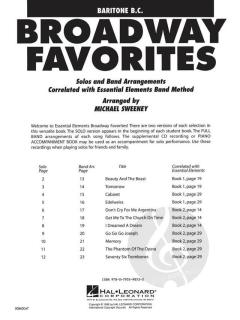 Essential Elements Broadway Favorites Baritone BC 