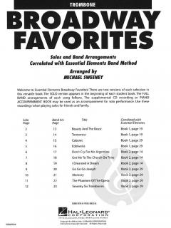 Essential Elements Broadway Favorites Trombone 