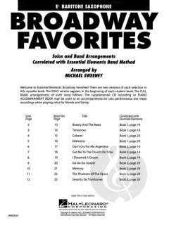 Essential Elements Broadway Favorites Baritone Sax 