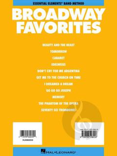 Essential Elements Broadway Favorites Eb Alto Clarinet 