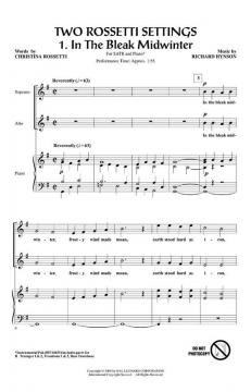 Two Rossetti Settings (Richard Hynson) 