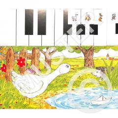 Die Kunterbunte Tonleiter auf dem Klavier von Christine Büttner im Alle Noten Shop kaufen