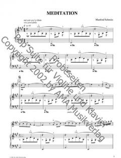 Pop Suite für Violine & Klavier von Manfred Schmitz im Alle Noten Shop kaufen