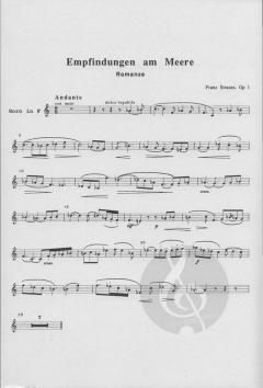 Empfindungen am Meere Op. 12 von Franz Strauss für Horn