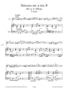 5 Sonatas for violin and keyboard von Antonio Vivaldi im Alle Noten Shop kaufen