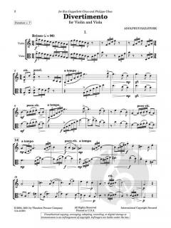Divertimento von Adolfus Hailstork 