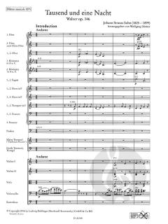 Tausend und eine Nacht op. 346 von Johann Strauss (Sohn) 