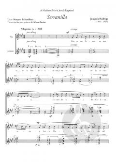 Album para canto y guitarra von Joaquin Rodrigo 