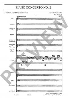 Konzert Nr. 2 g-Moll op. 22 von Camille Saint-Saëns 