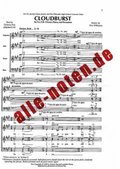 Cloudburst (Eric Whitacre) 