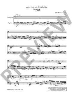 Vivace von Krzystof Penderecki 