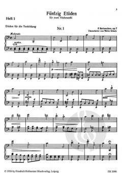 50 Studien für zwei Violoncelli 1 op. 7, 1 von Félix Battanchon im Alle Noten Shop kaufen