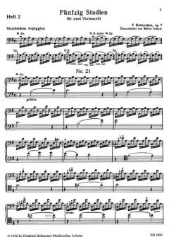 50 Studien für zwei Violoncelli 2 op. 7, 2 von Félix Battanchon im Alle Noten Shop kaufen