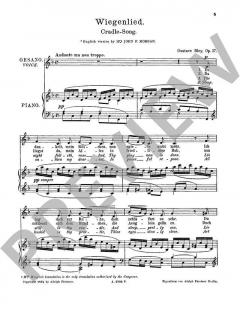 Schleenblüt' A-Dur / Wiegenlied F-Dur op. 16 / op. 17 von Gustave Bley 