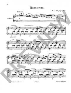 2 Romanzen op. 31 von Gustave Bley 