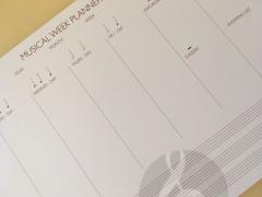 Musikalischer Wochenplaner  