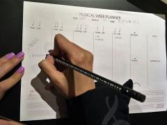 Musikalischer Wochenplaner  