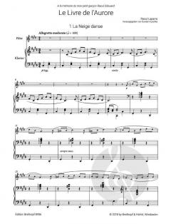 Le Livre de l'Aurore von Raoul Laparra 