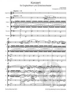 Konzert von Josef Schelb für Englischhorn und Streichorchester im Alle Noten Shop kaufen (Partitur)