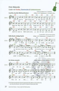 Jeder lernt Gitarre - Neue Lieder für Weihnachten von Udo Zilkens 