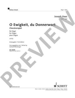 O Ewigkeit, du Donnerwort von Joseph Haas (Download) 