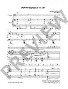 Der verdoppelte Vitalin von Hans Werner Henze 
