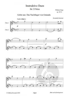 Instruktive Duos op. 507/2 von Wilhelm Popp für 2 Flöten im Alle Noten Shop kaufen