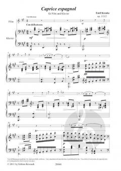 Caprice espagnol op. 113 von Emil Kronke für Flöte und Klavier im Alle Noten Shop kaufen