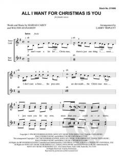 All I Want for Christmas Is You von Mariah Carey 