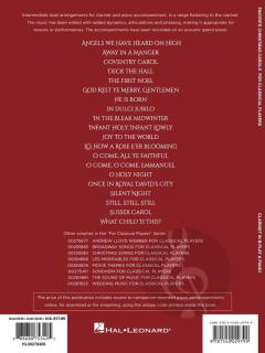 Favorite Christmas Carols for Classical Players - Clarinet and Piano 