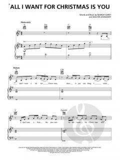 Popular Christmas Sheet Music - 1980-2017 