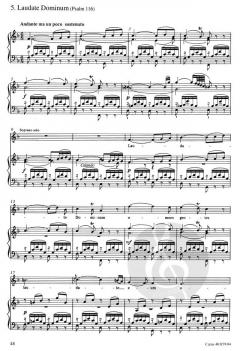 Vesperae solennes de Confessore - XL im Großdruck von Wolfgang Amadeus Mozart 