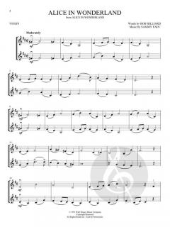 Disney Songs for Violin Duet im Alle Noten Shop kaufen