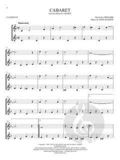 Broadway Songs for 2 Clarinets 