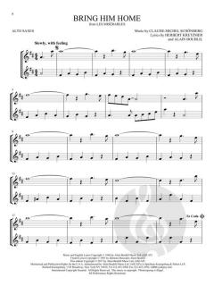 Broadway Songs for 2 Alto Saxophones 