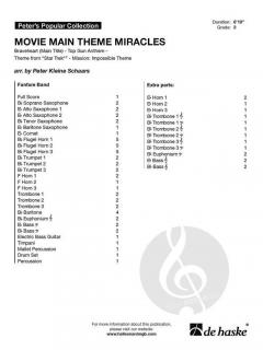 Movie Main Theme Miracles (Fanfarenorchester) 