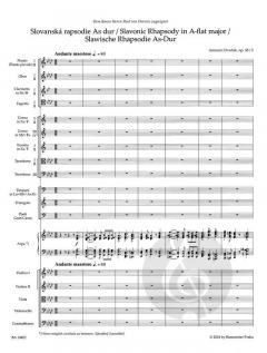 Slawische Rhapsodie As-Dur op. 45/3 von Antonín Dvořák 