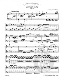 Grande Sonate in B op. 22 von Ludwig van Beethoven für Klavier im Alle Noten Shop kaufen
