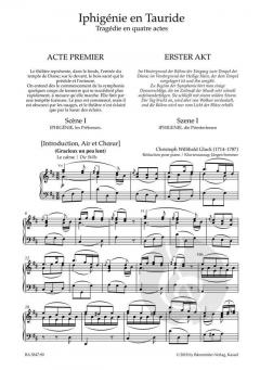 Iphigénie en Tauride (Iphigenie auf Tauris) von Christoph Willibald Gluck 