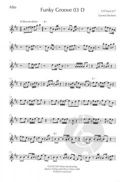 Funky Grooves - Sax Workout Nr. 2 von Gernot Dechert 