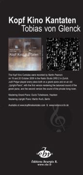 Kopf Kino Kantaten von Glenck 
