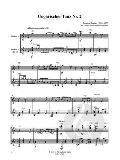 4 Ungarische Tänze von Johannes Brahms 