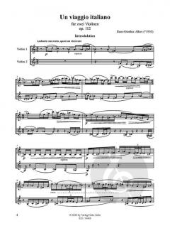 Un Viaggio Italiano op. 112 von Hans-Günther Allers 