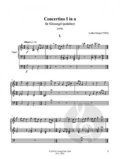 Concertino in a von Lothar Graap 