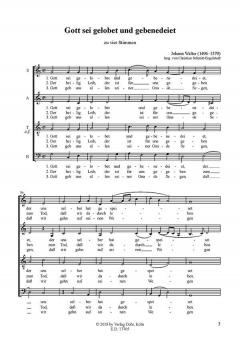 Gott sei gelobet und gebenedeiet von Johann Walter 