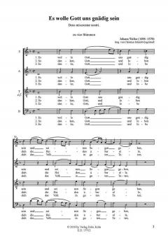 Es woll Gott uns gnädig sein - Deus misereatur nostri von Johann Walter 