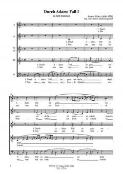 Durch Adams Fall 1 von Johann Walter 