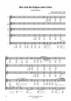 Dies sind die heilgen zehn Gebot von Johann Walter 